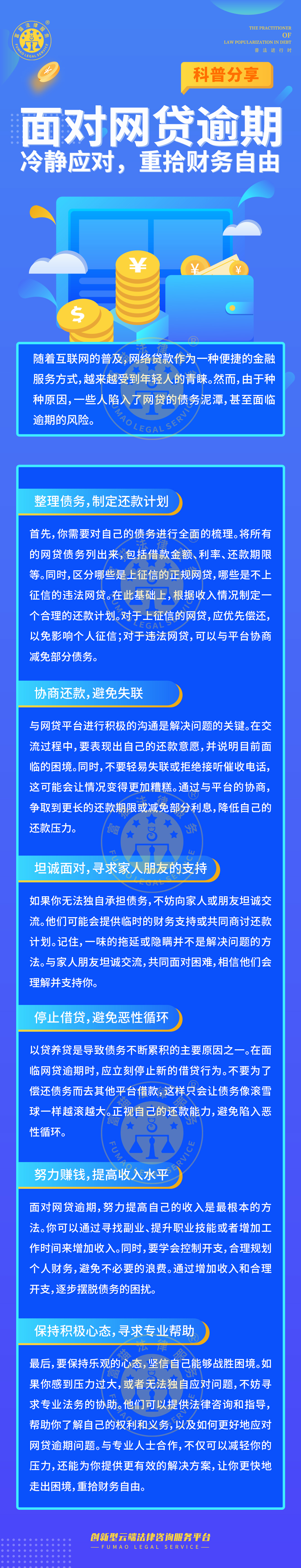 全民普法丨面對網貸逾期，冷靜應對，重拾財務自由