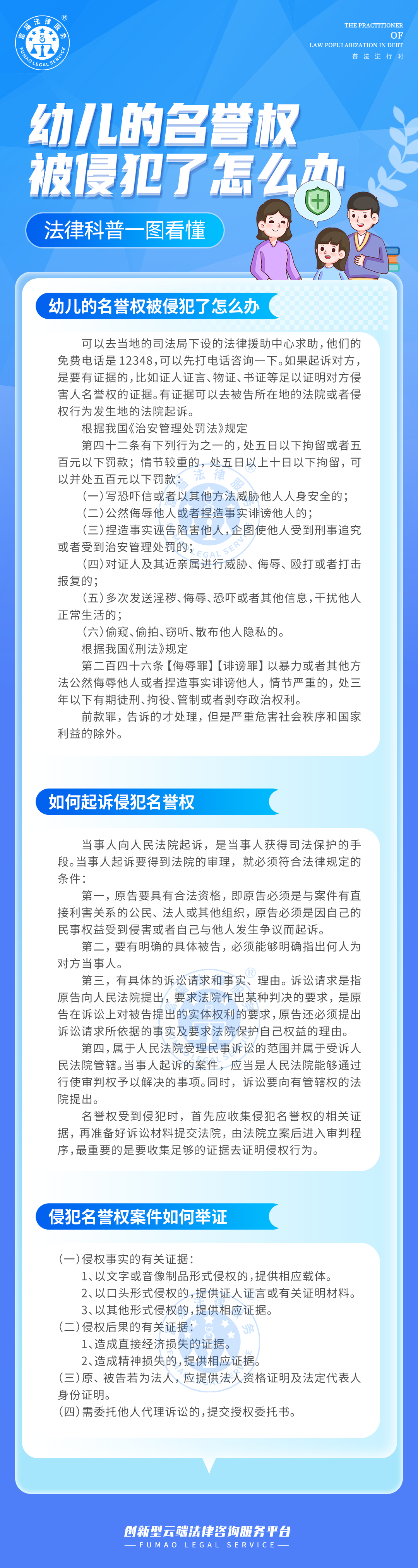 全民普法丨幼兒的名譽(yù)權(quán)被侵犯了怎么辦